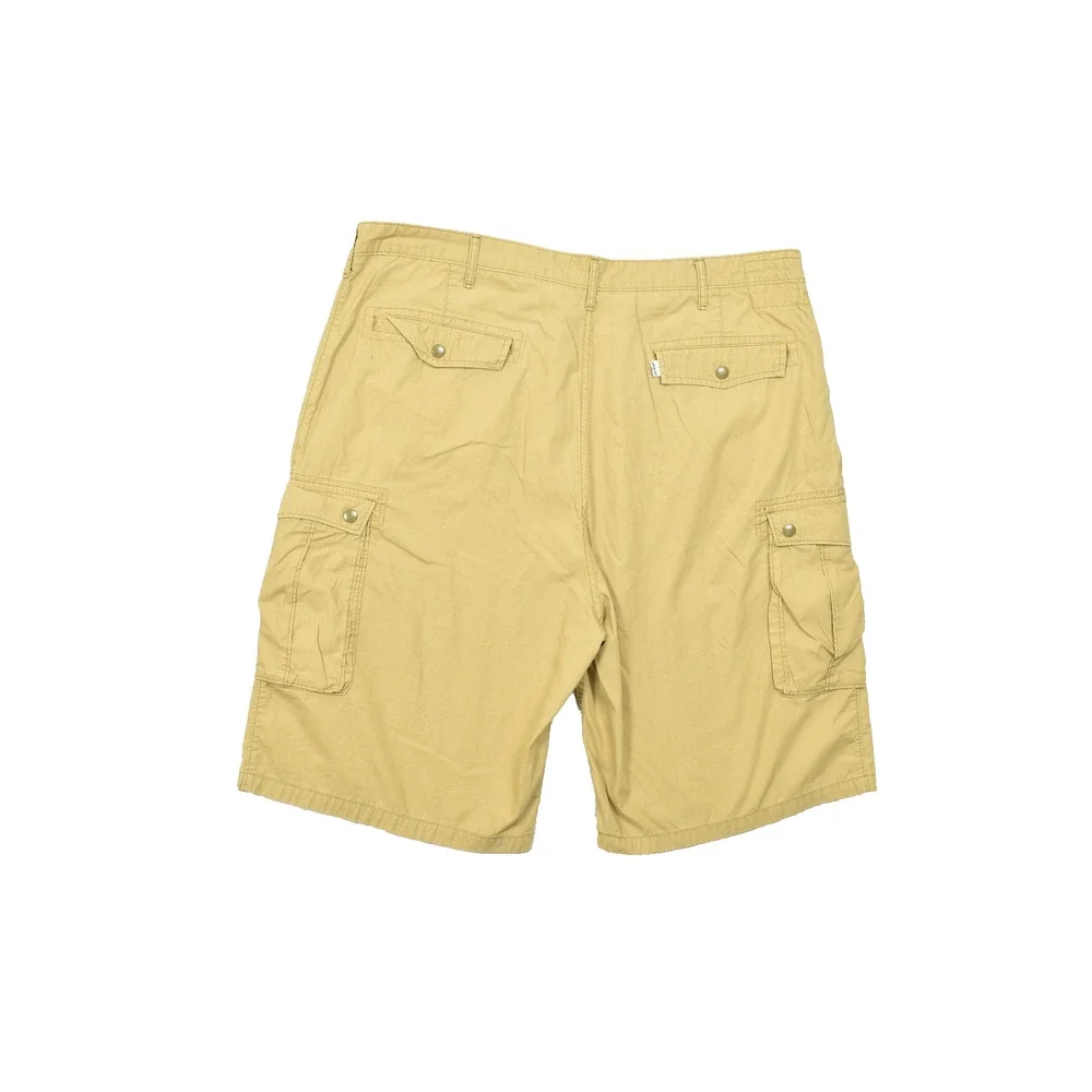 Levi's Men's Cargo Shorts Size W42 Tan Khaki Cotton Blend Casual Outdoor Multi-P